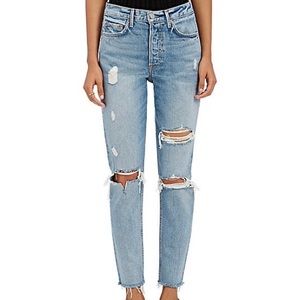 GRLFRND - Karolina Distressed Skinny Jeans
